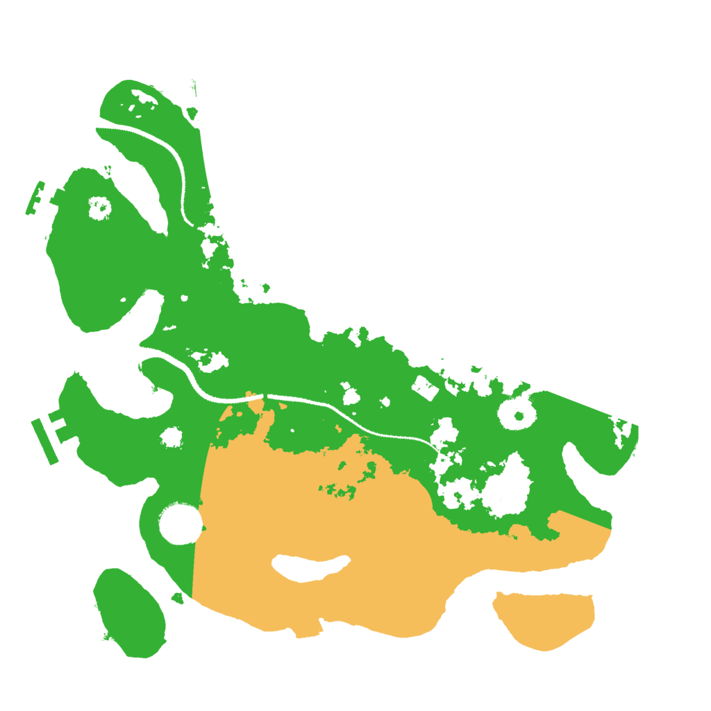 Biome Rust Map: Procedural Map, Size: 3000, Seed: 556993