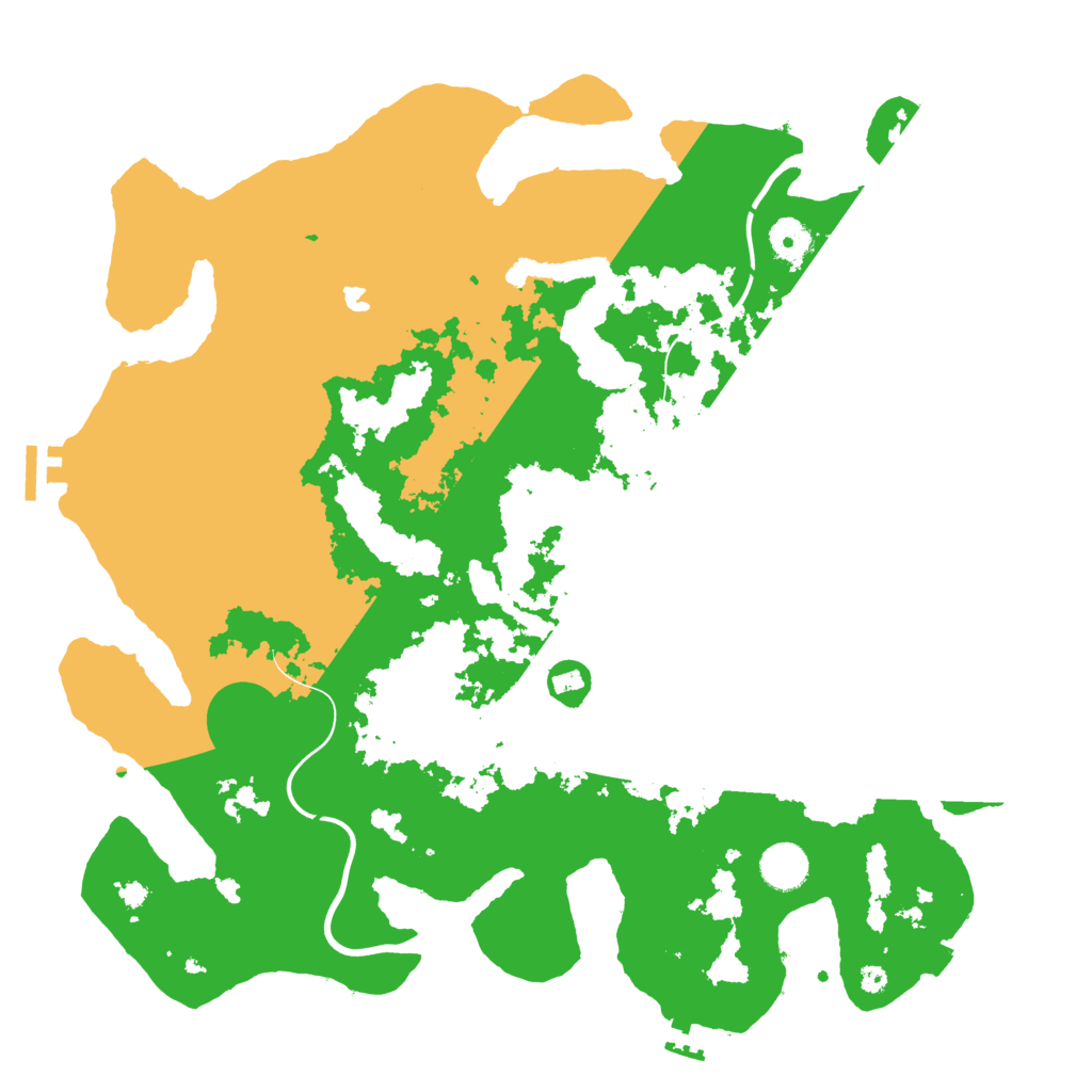 Biome Rust Map: Procedural Map, Size: 4000, Seed: 106879548