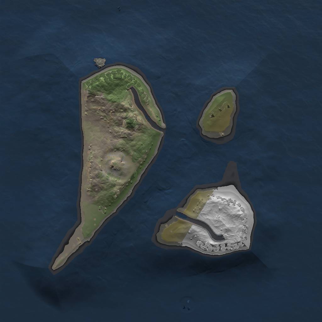 Rust Map: Procedural Map, Size: 1500, Seed: 1855485915, 2 Monuments