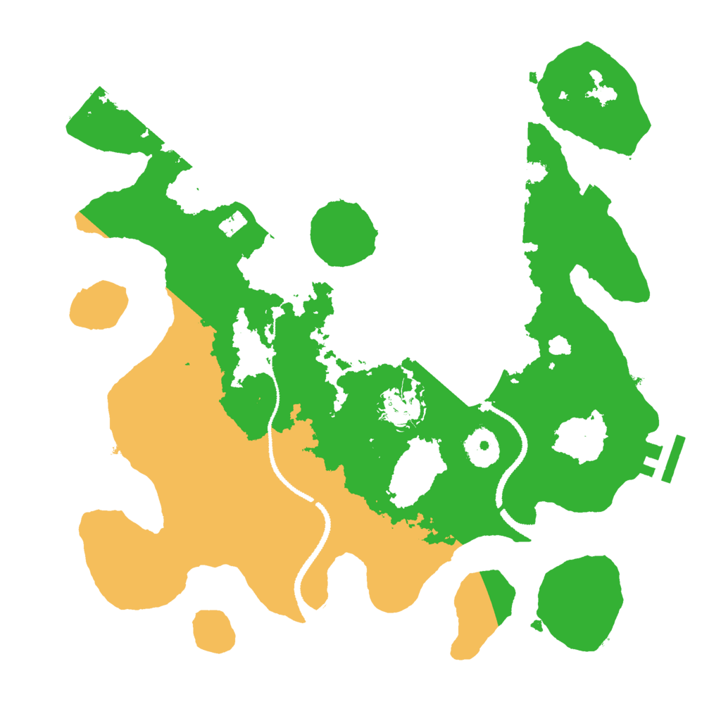 Biome Rust Map: Procedural Map, Size: 3000, Seed: 143101