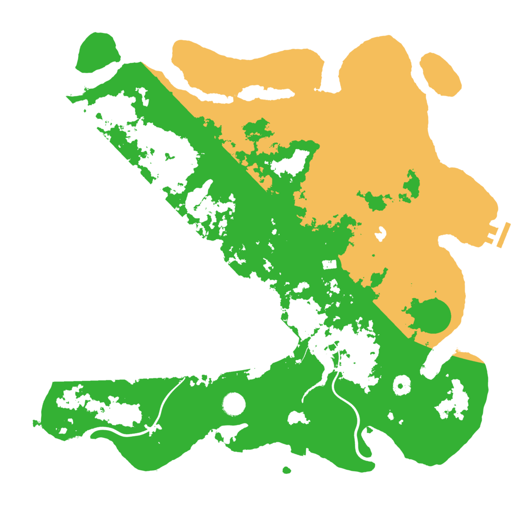 Biome Rust Map: Procedural Map, Size: 4000, Seed: 2422739