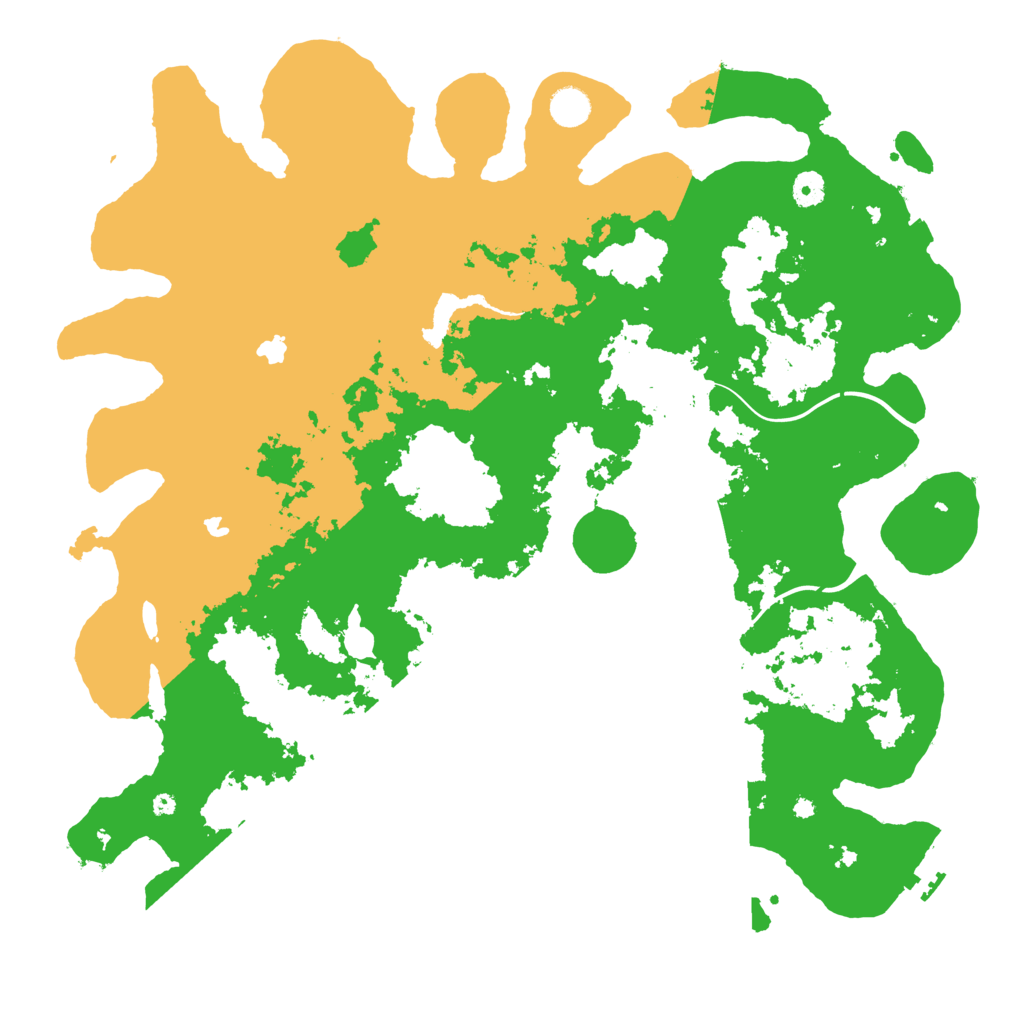Biome Rust Map: Procedural Map, Size: 4500, Seed: 438010911