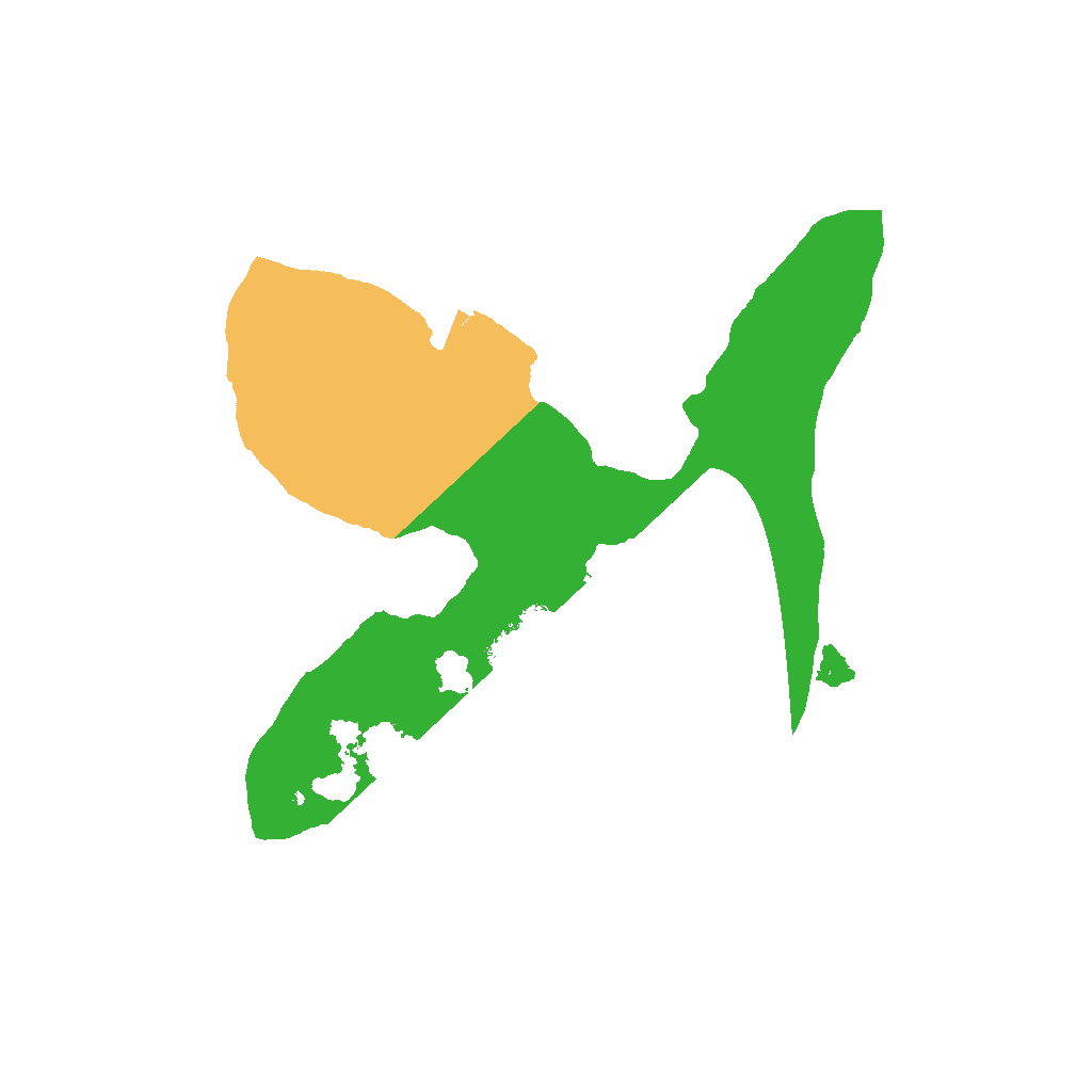 Biome Rust Map: Procedural Map, Size: 1400, Seed: 688121457