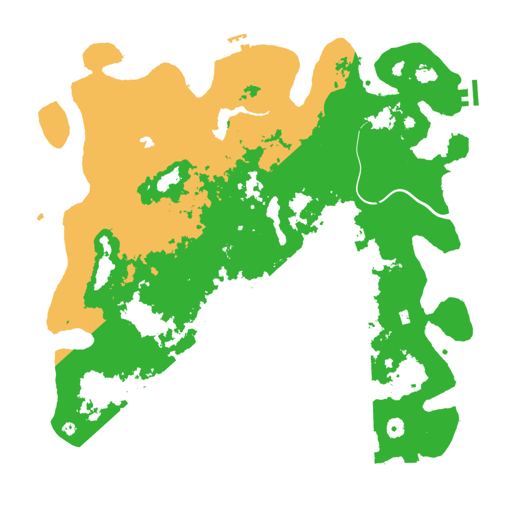 Biome Rust Map: Procedural Map, Size: 4000, Seed: 34744