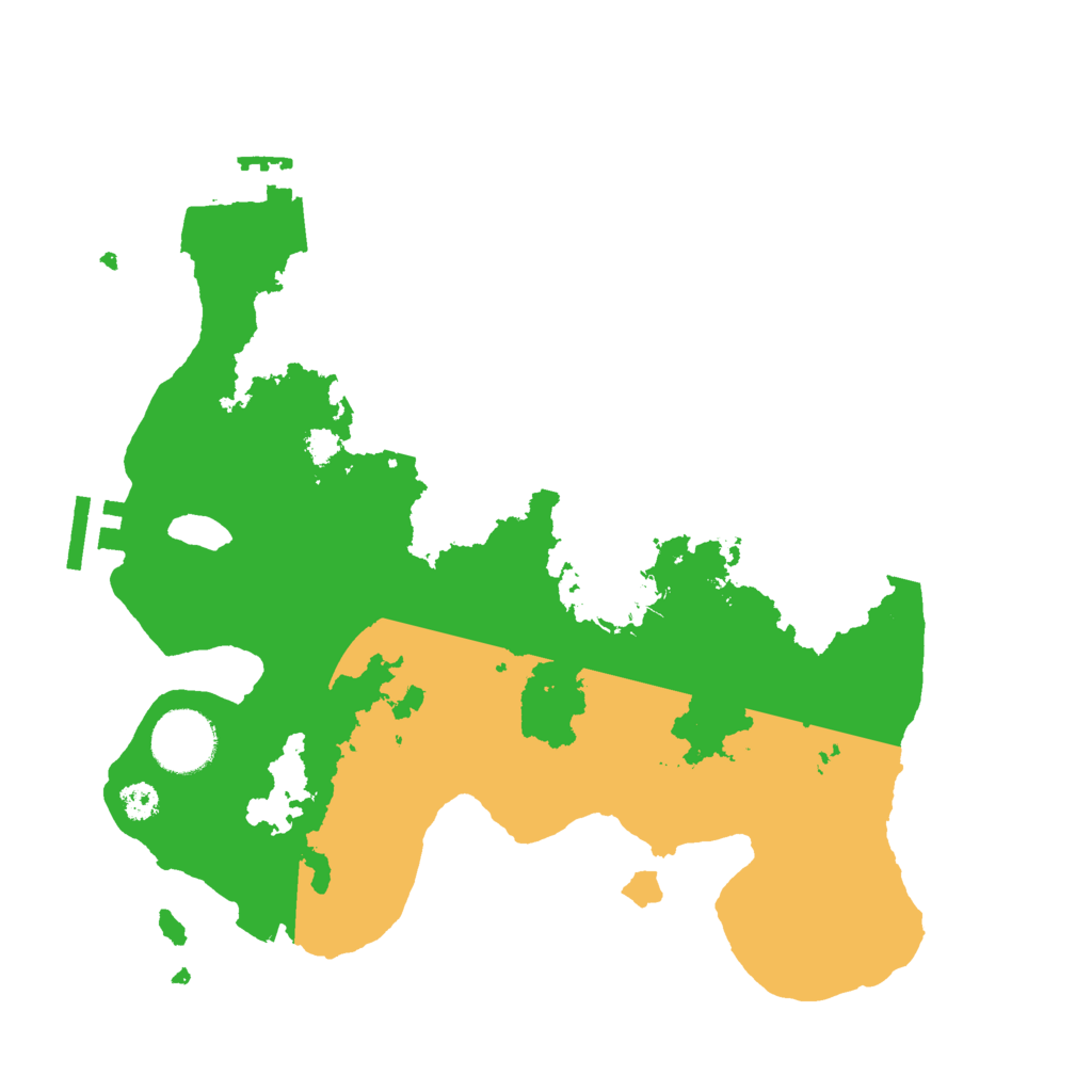 Biome Rust Map: Procedural Map, Size: 3000, Seed: 2422652