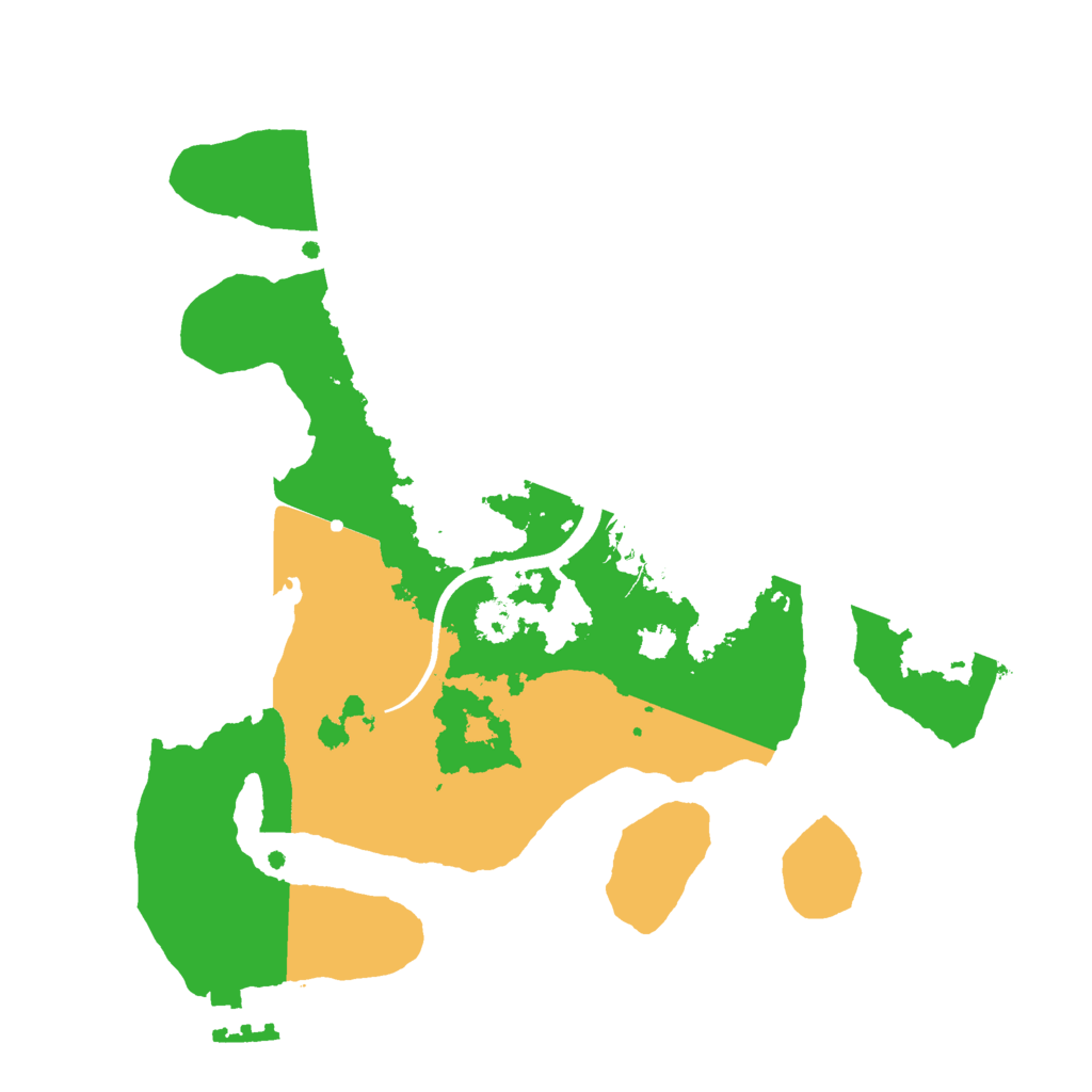 Biome Rust Map: Procedural Map, Size: 2500, Seed: 2136314401