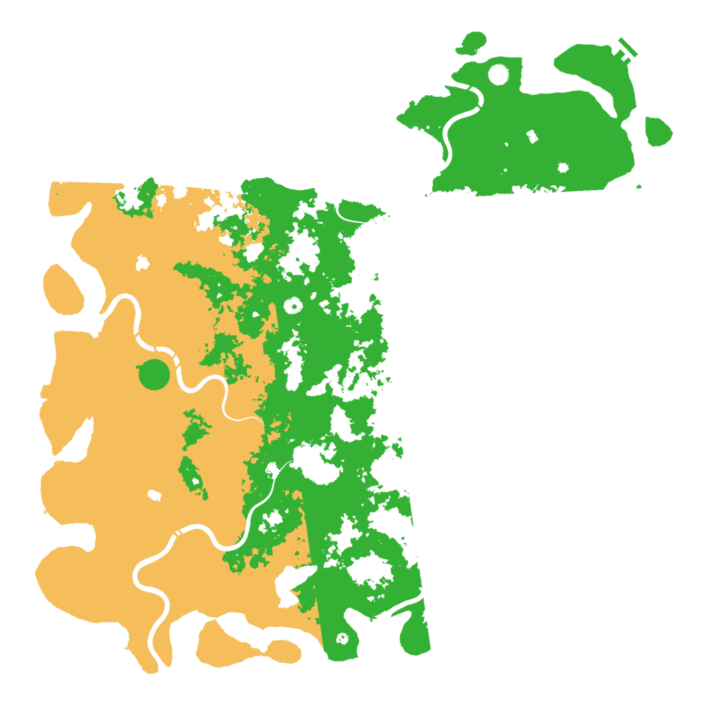 Biome Rust Map: Procedural Map, Size: 6000, Seed: 836424982