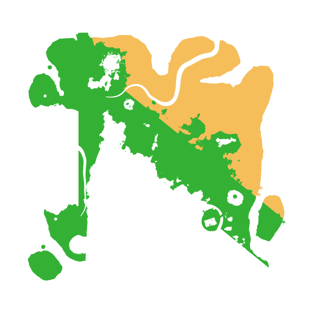 Biome Rust Map: Procedural Map, Size: 3000, Seed: 188445