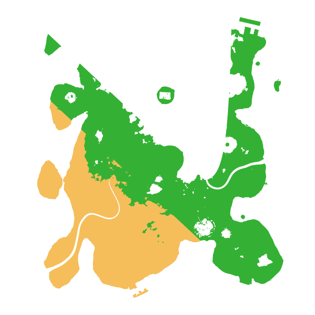Biome Rust Map: Procedural Map, Size: 3000, Seed: 2006118504