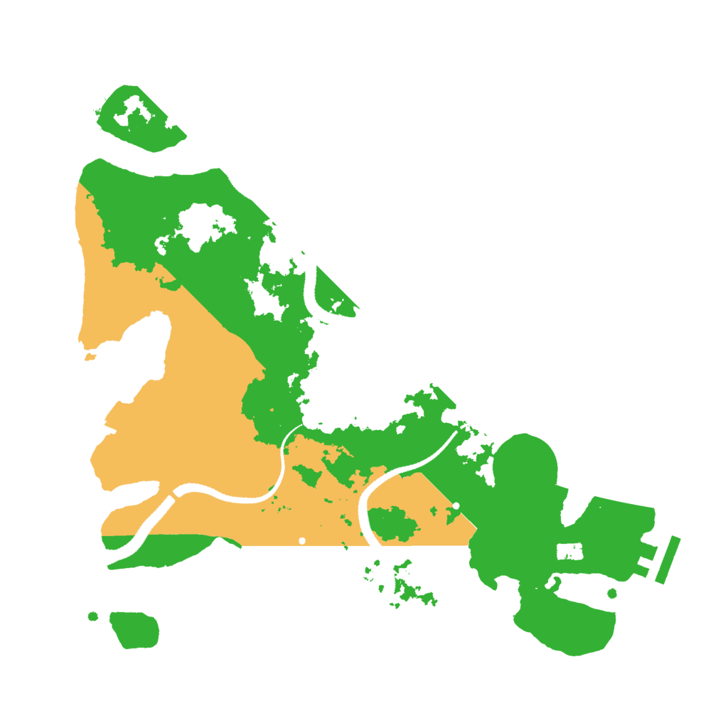 Biome Rust Map: Procedural Map, Size: 3000, Seed: 991529