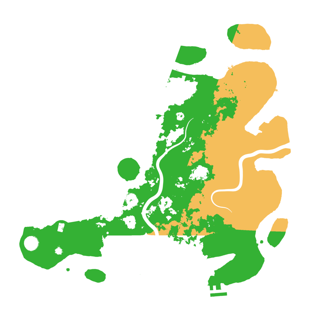 Biome Rust Map: Procedural Map, Size: 3800, Seed: 1262696969