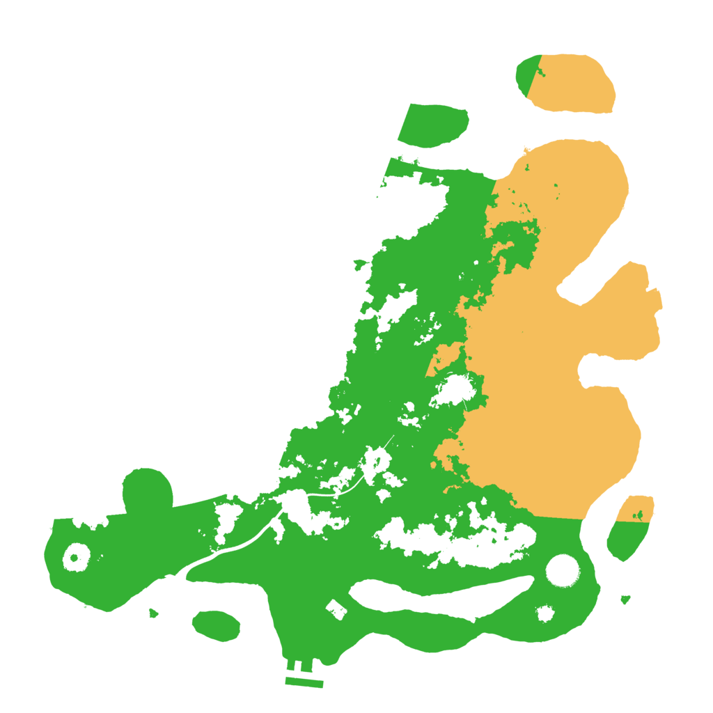 Biome Rust Map: Procedural Map, Size: 3800, Seed: 1262696969