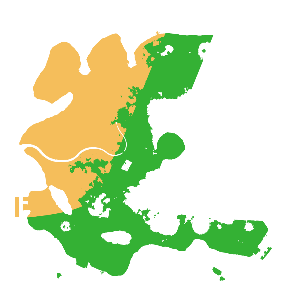 Biome Rust Map: Procedural Map, Size: 3000, Seed: 1278228697