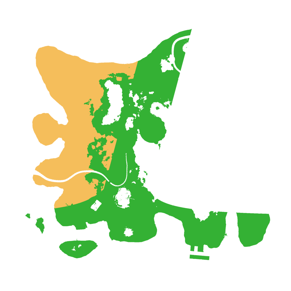 Biome Rust Map: Procedural Map, Size: 3000, Seed: 53269