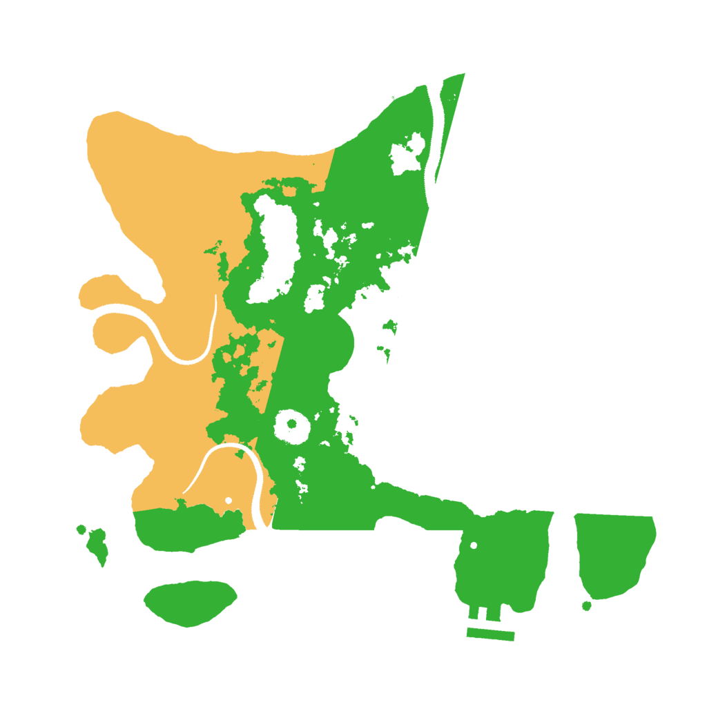 Biome Rust Map: Procedural Map, Size: 3000, Seed: 53269