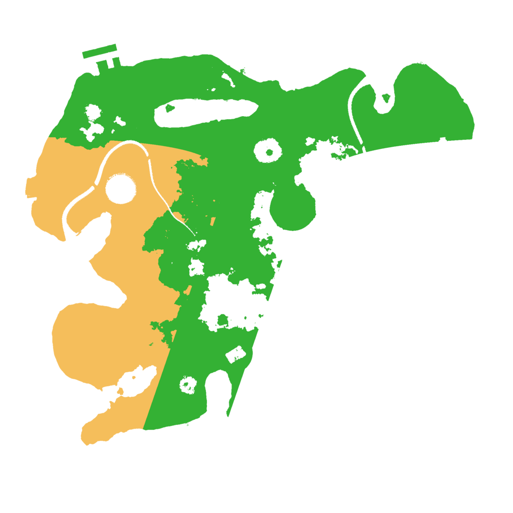 Biome Rust Map: Procedural Map, Size: 3000, Seed: 885304076