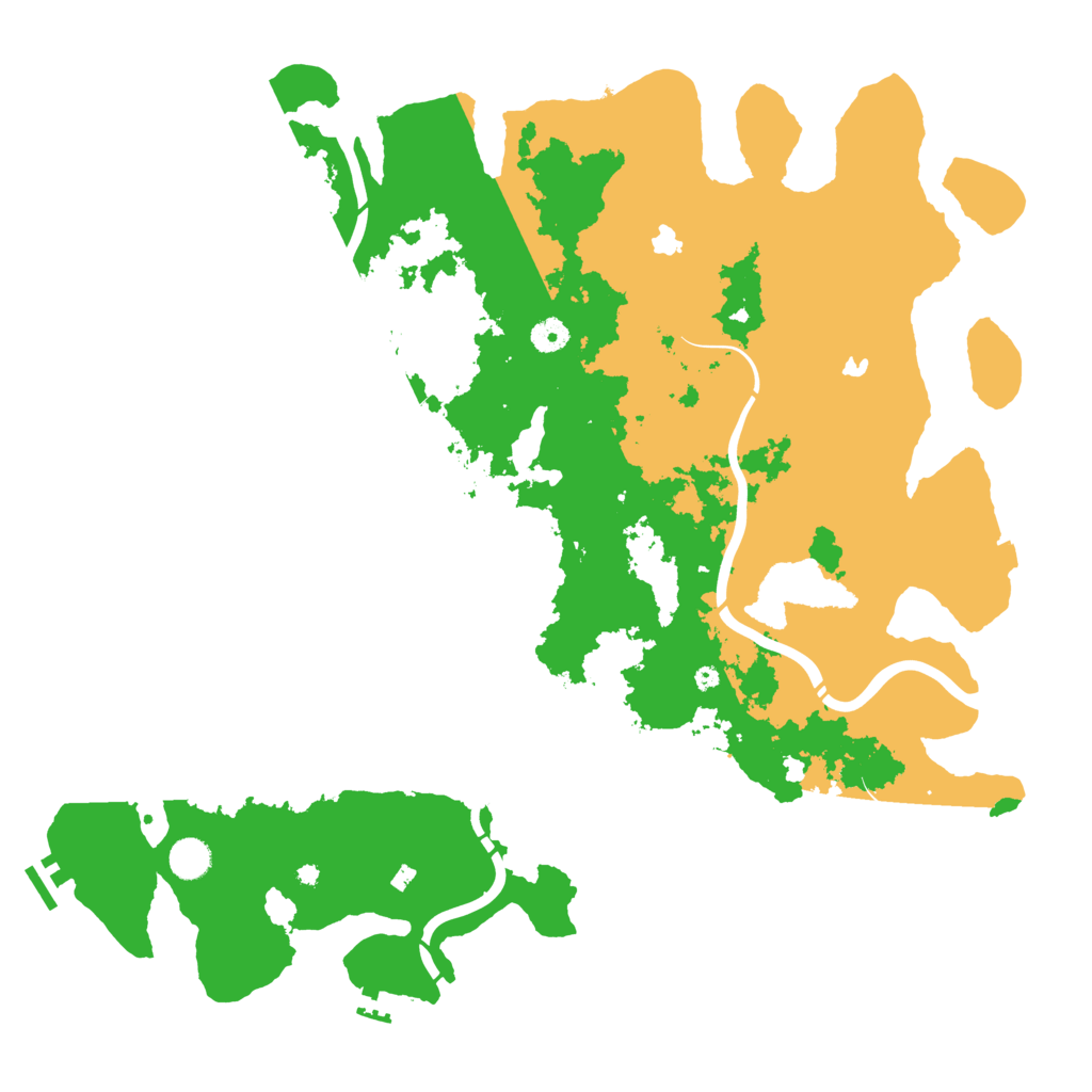 Biome Rust Map: Procedural Map, Size: 4600, Seed: 9780678