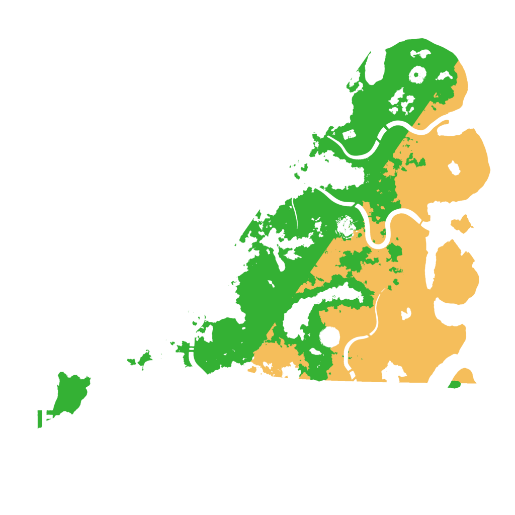 Biome Rust Map: Procedural Map, Size: 4500, Seed: 1082393230