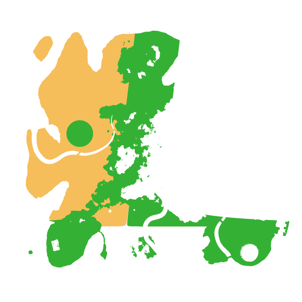 Biome Rust Map: Procedural Map, Size: 3000, Seed: 1584597