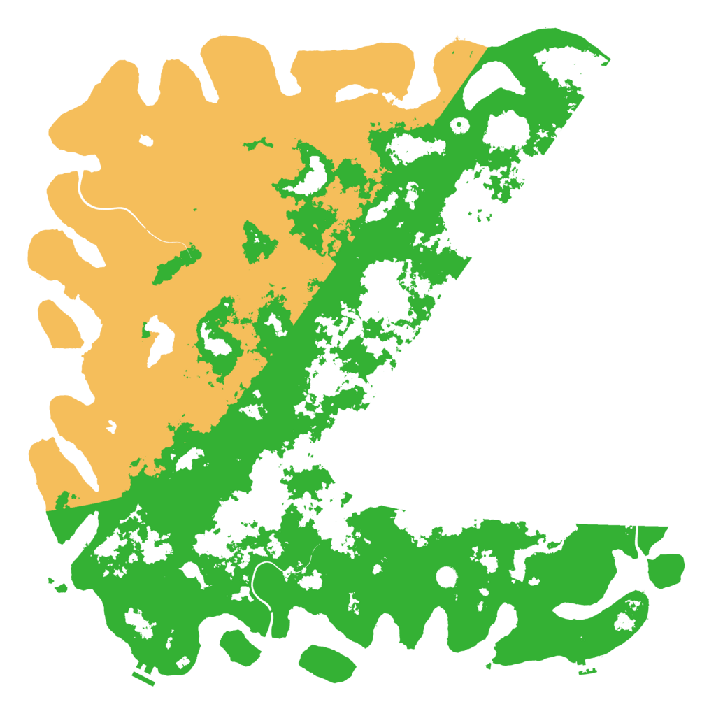 Biome Rust Map: Procedural Map, Size: 6000, Seed: 9856745