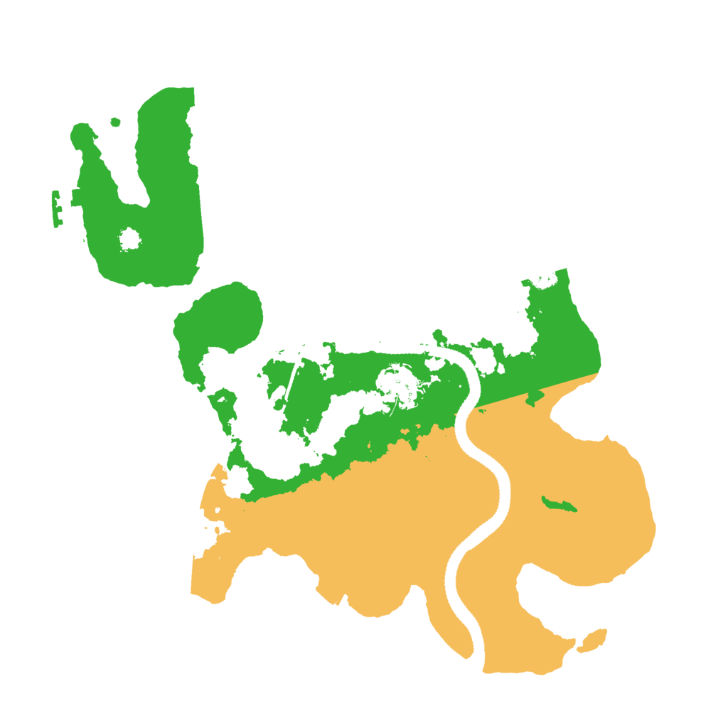 Biome Rust Map: Procedural Map, Size: 3000, Seed: 11582507