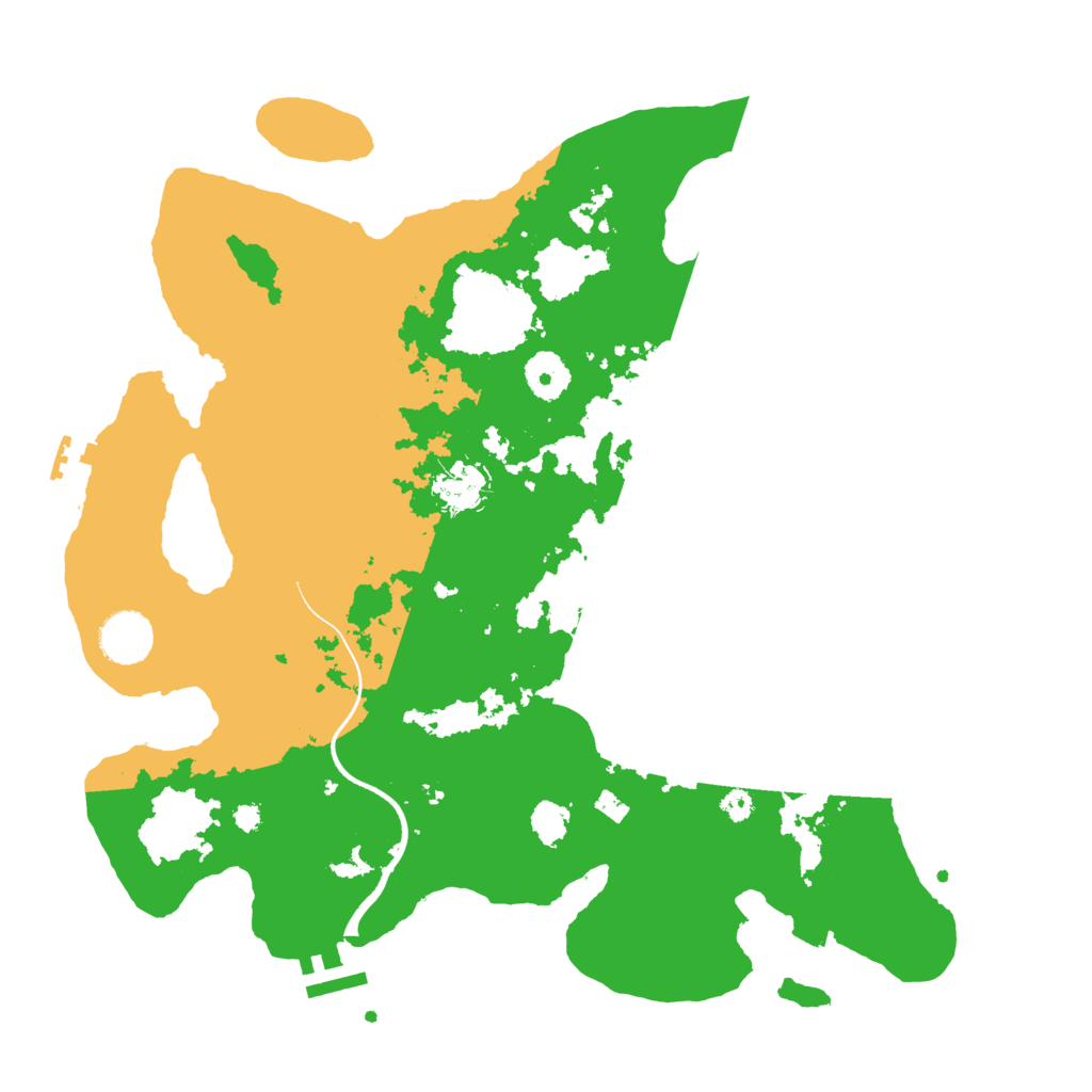 Biome Rust Map: Procedural Map, Size: 3600, Seed: 474883
