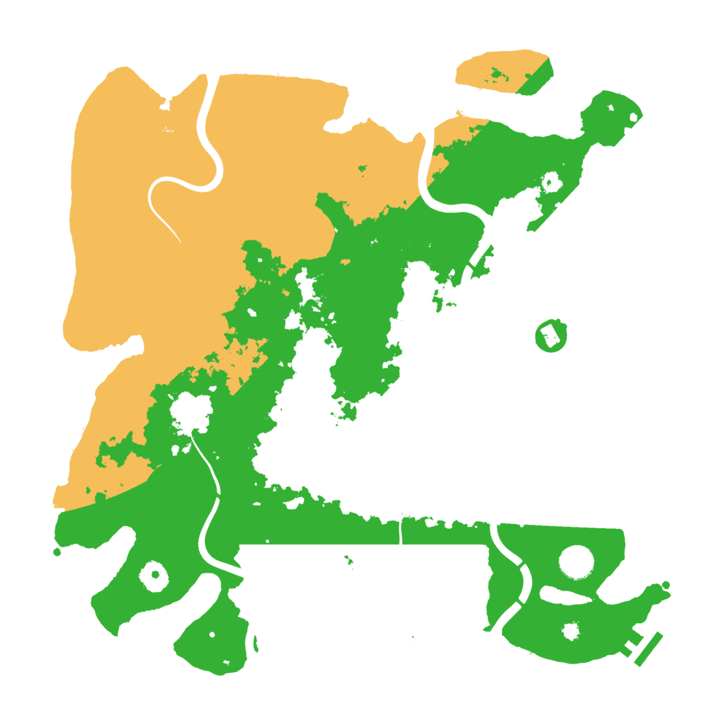 Biome Rust Map: Procedural Map, Size: 3750, Seed: 664435175