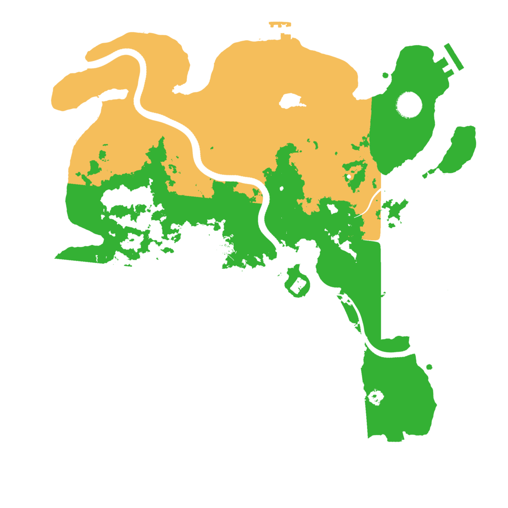 Biome Rust Map: Procedural Map, Size: 3500, Seed: 1475602169