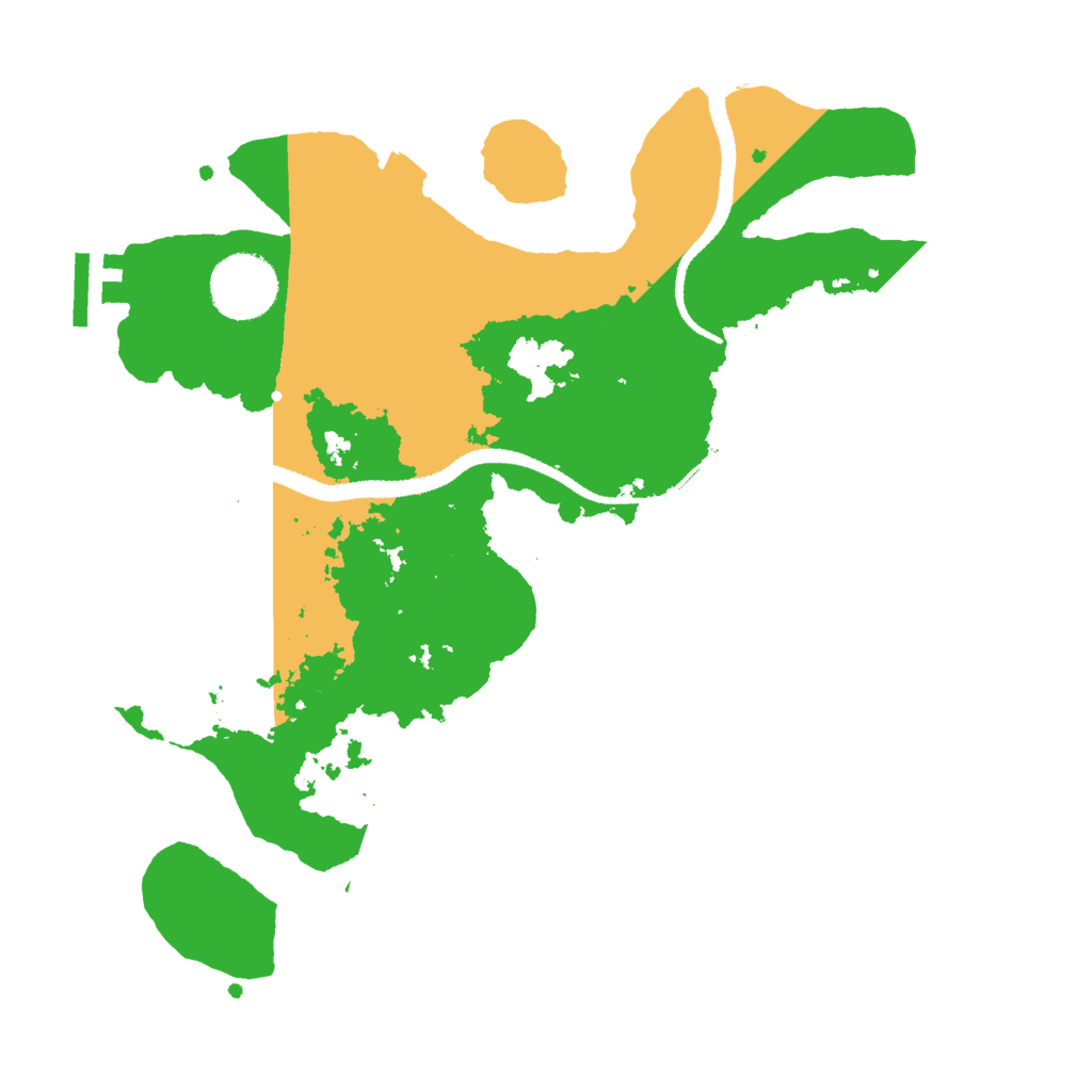 Biome Rust Map: Procedural Map, Size: 3000, Seed: 1831806879