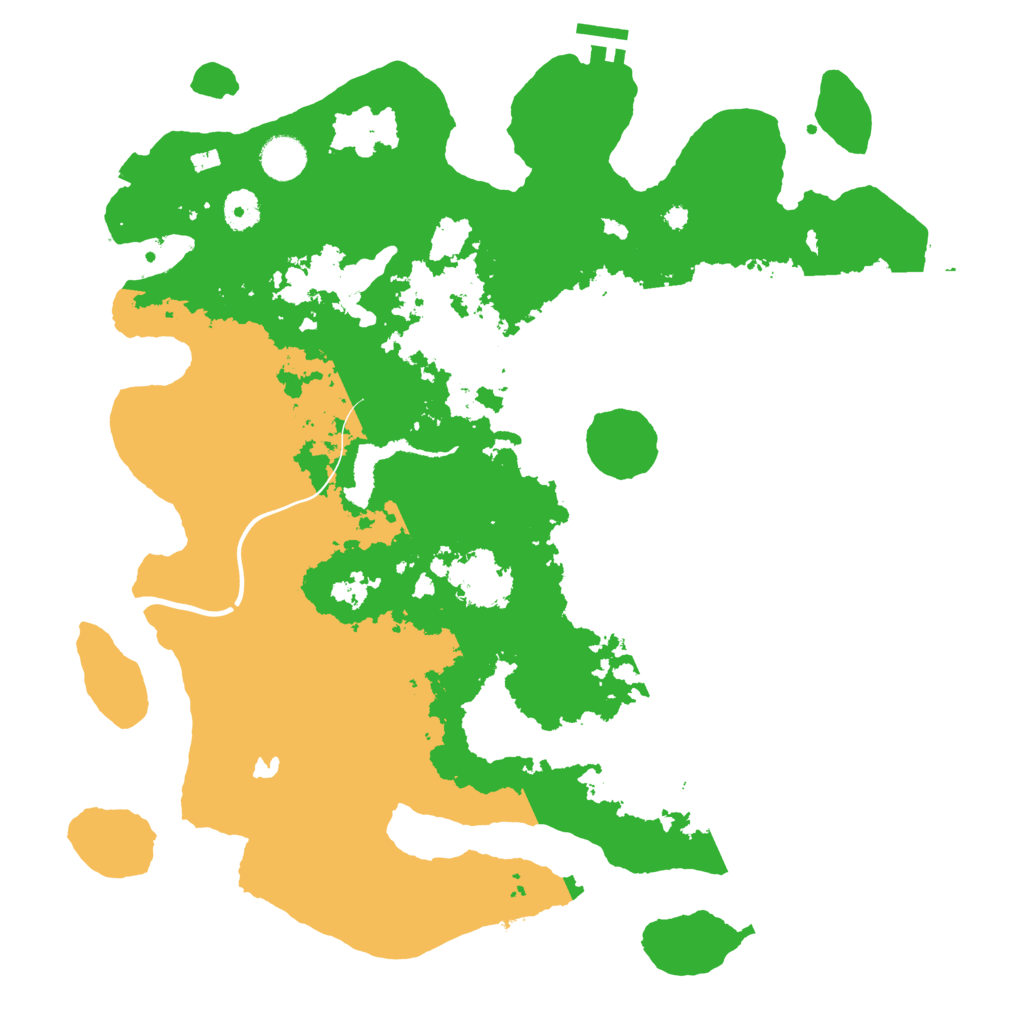 Biome Rust Map: Procedural Map, Size: 4000, Seed: 614738525