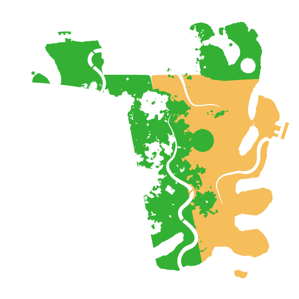 Biome Rust Map: Procedural Map, Size: 3500, Seed: 1700307278