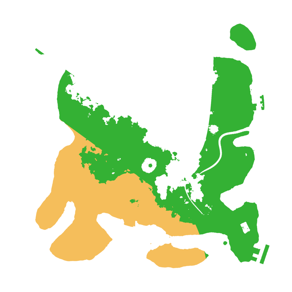 Biome Rust Map: Procedural Map, Size: 3000, Seed: 75820933