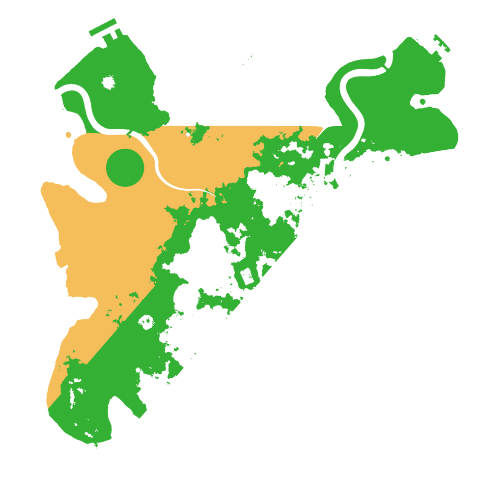 Biome Rust Map: Procedural Map, Size: 3500, Seed: 186356423