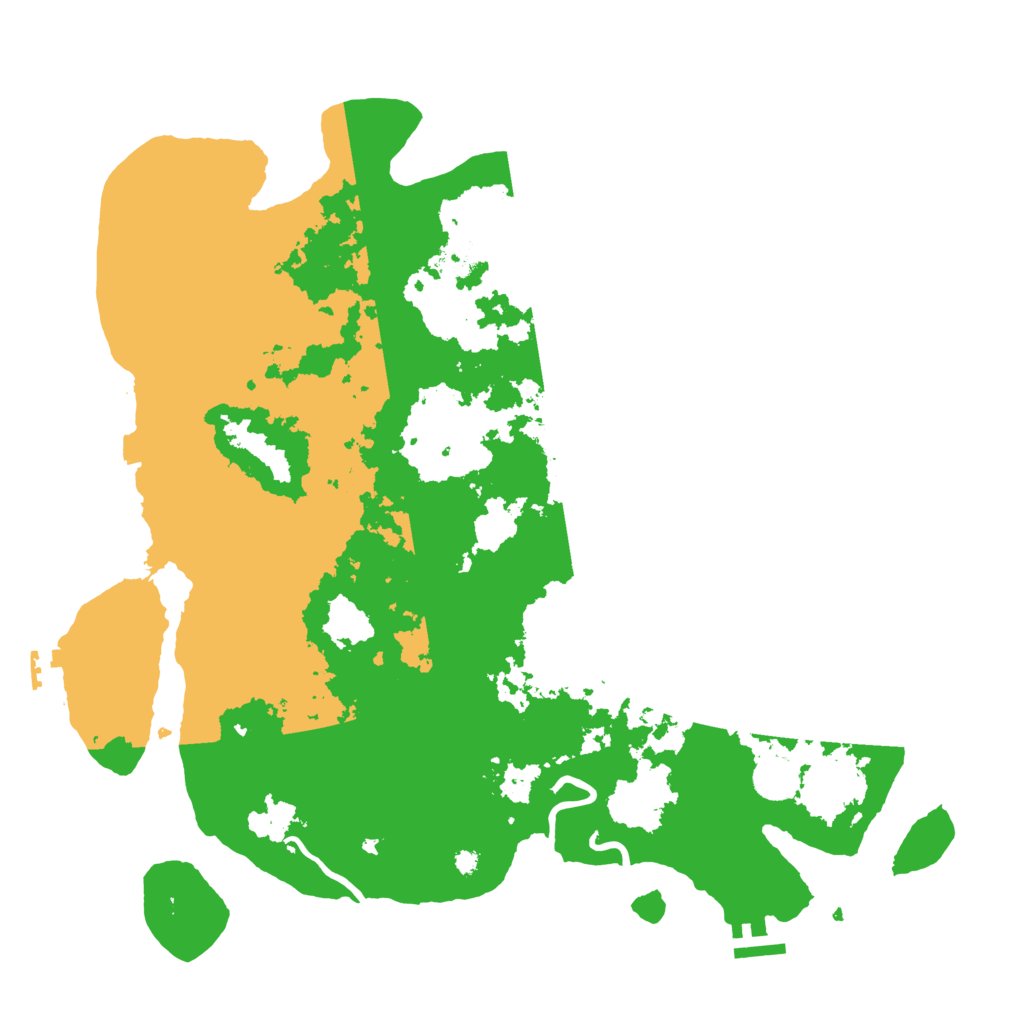 Biome Rust Map: Procedural Map, Size: 4000, Seed: 564281616