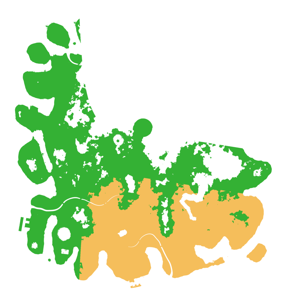 Biome Rust Map: Procedural Map, Size: 4250, Seed: 459765