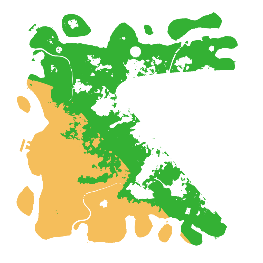 Biome Rust Map: Procedural Map, Size: 4250, Seed: 4110