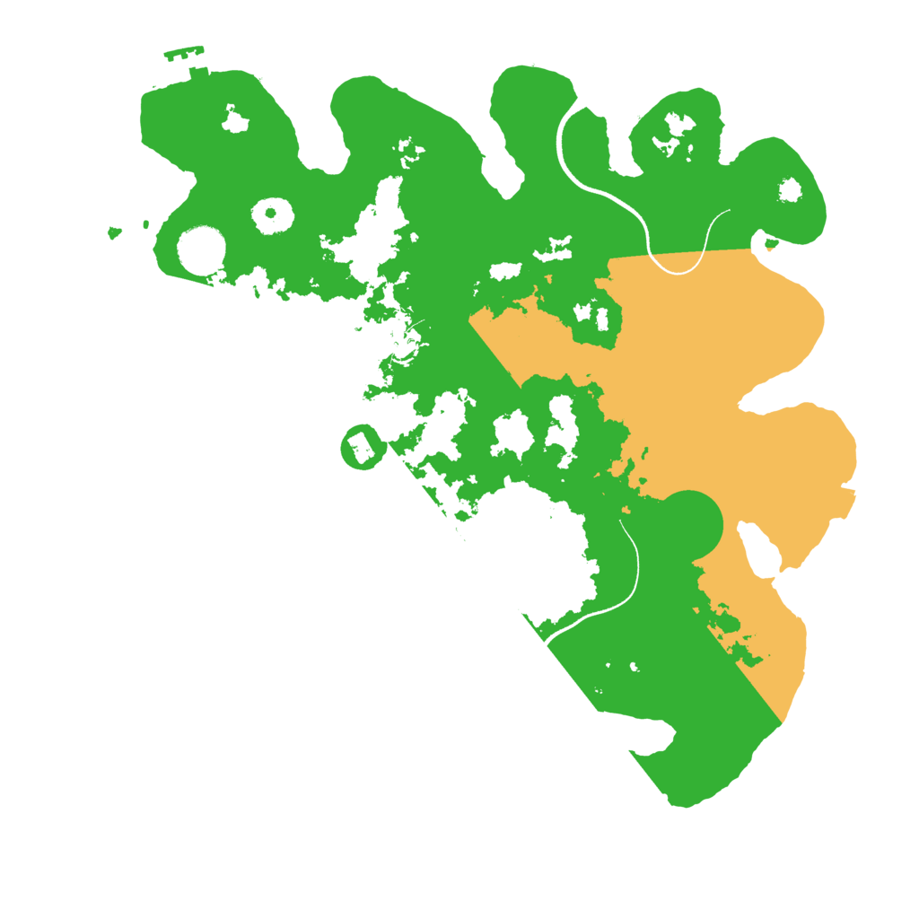 Biome Rust Map: Procedural Map, Size: 3500, Seed: 519961860