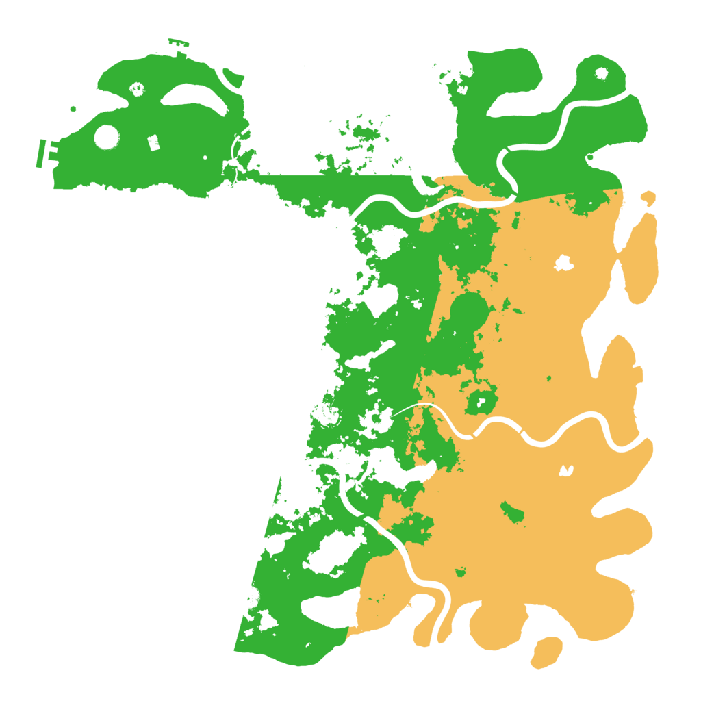 Biome Rust Map: Procedural Map, Size: 5000, Seed: 1456648463