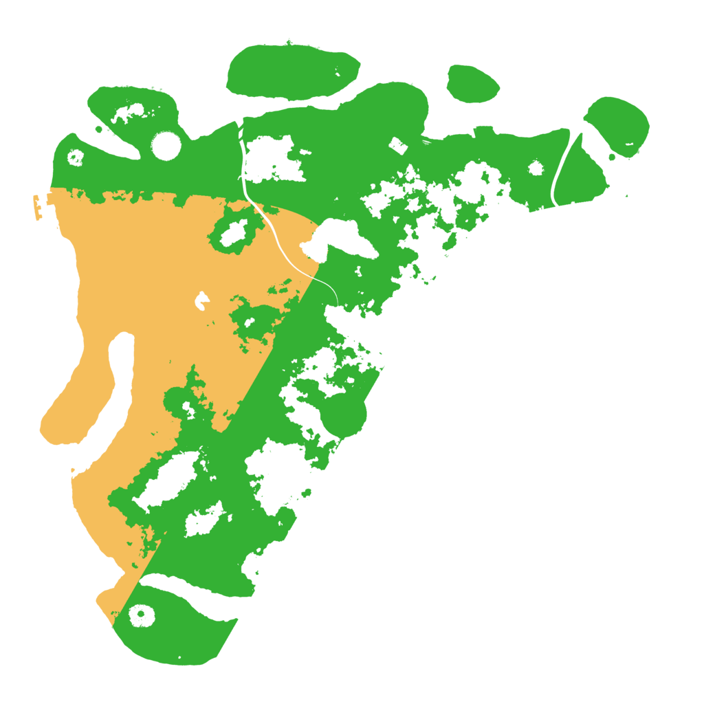 Biome Rust Map: Procedural Map, Size: 4250, Seed: 671119