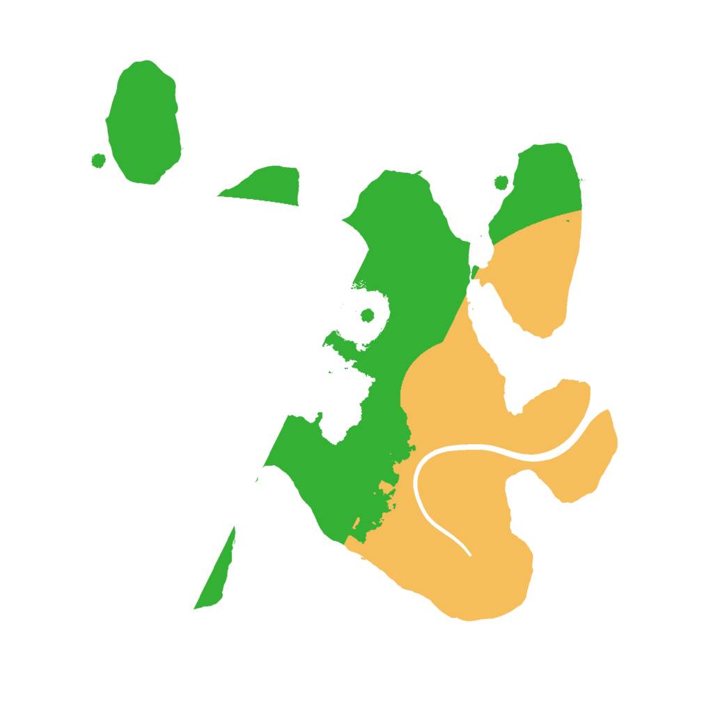 Biome Rust Map: Procedural Map, Size: 2000, Seed: 9034