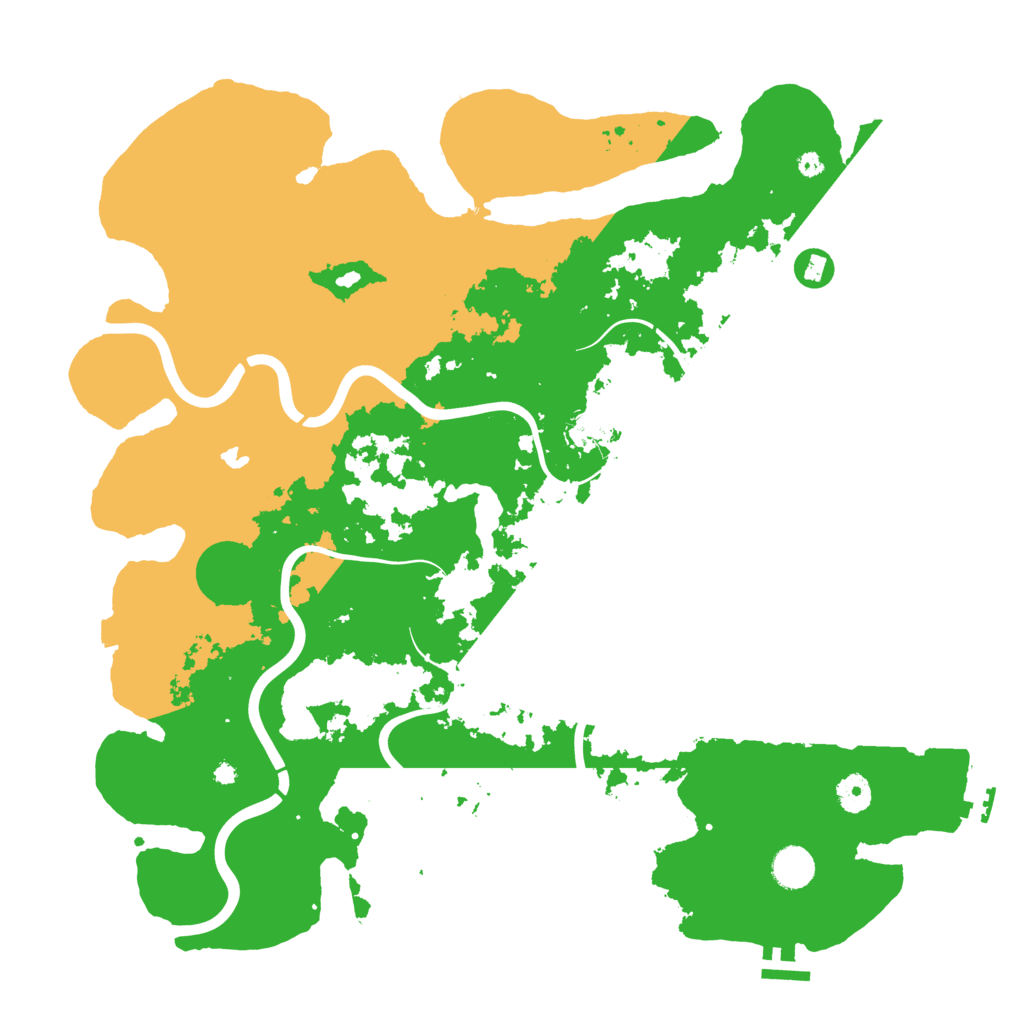 Biome Rust Map: Procedural Map, Size: 4250, Seed: 718721