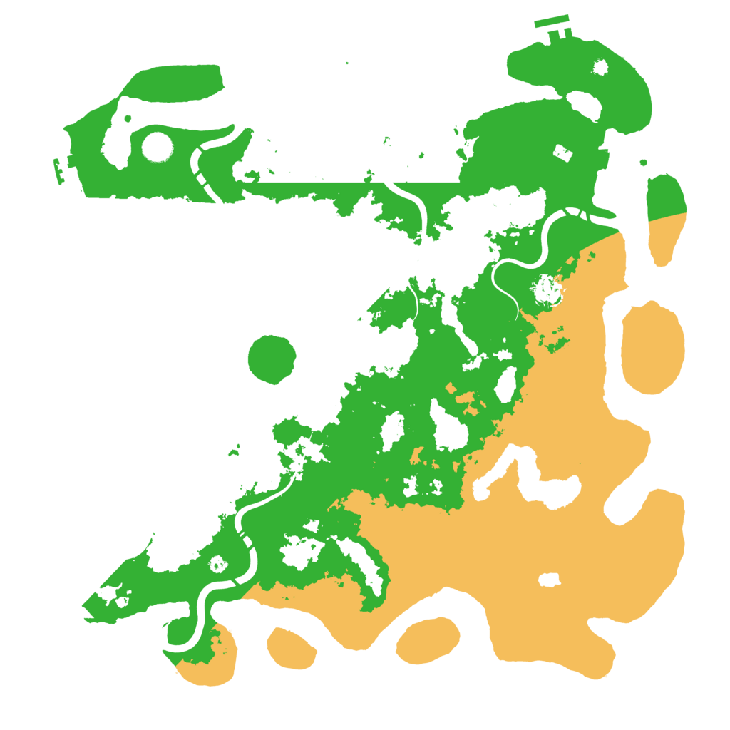 Biome Rust Map: Procedural Map, Size: 4250, Seed: 988150