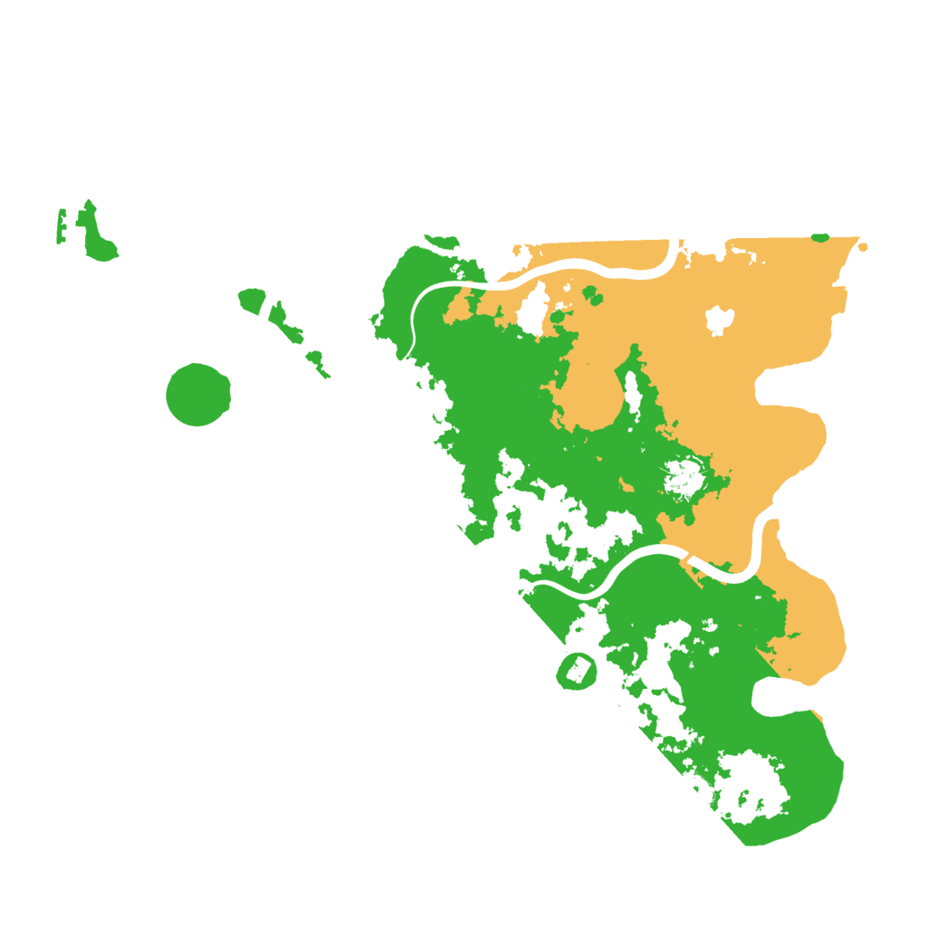 Biome Rust Map: Procedural Map, Size: 4000, Seed: 45579849