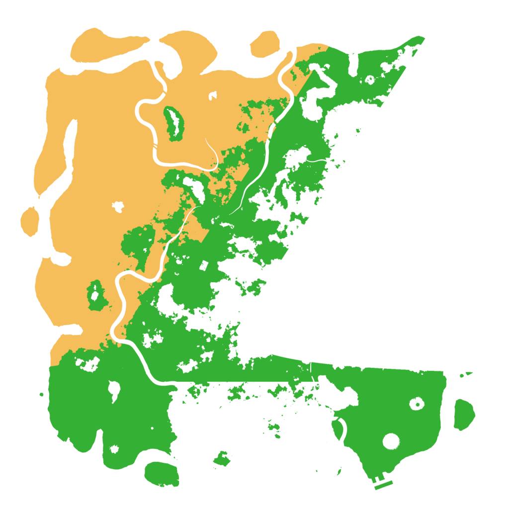 Biome Rust Map: Procedural Map, Size: 5500, Seed: 16571