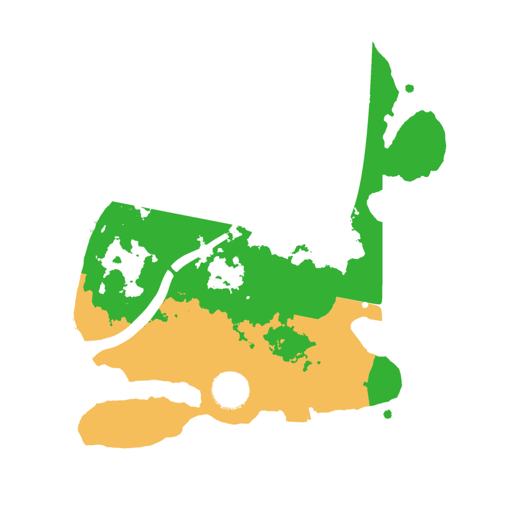 Biome Rust Map: Procedural Map, Size: 2400, Seed: 11