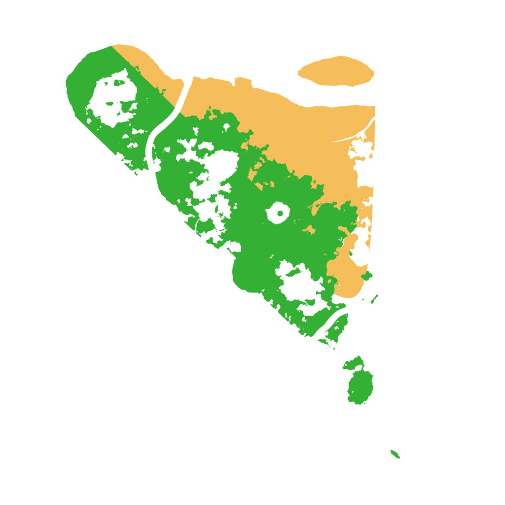 Biome Rust Map: Procedural Map, Size: 3500, Seed: 687058455