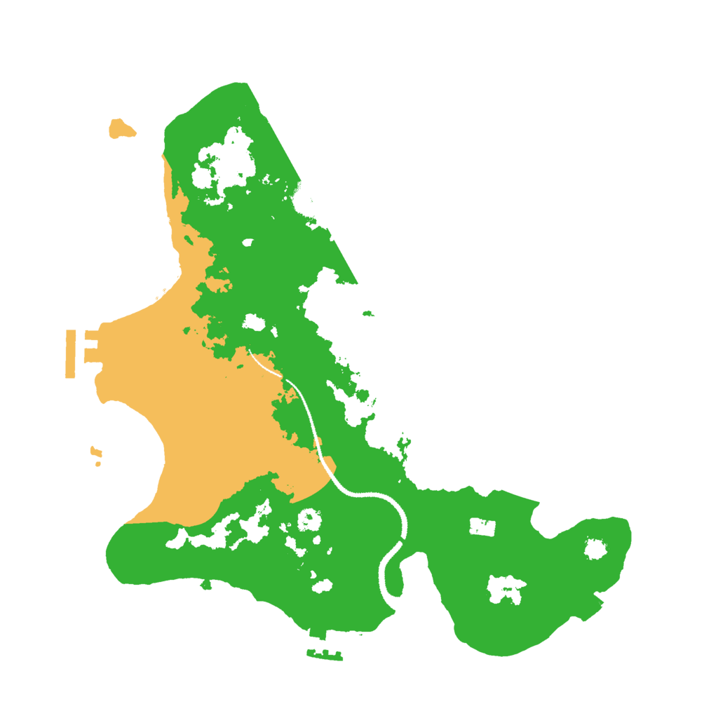 Biome Rust Map: Procedural Map, Size: 3000, Seed: 21472741