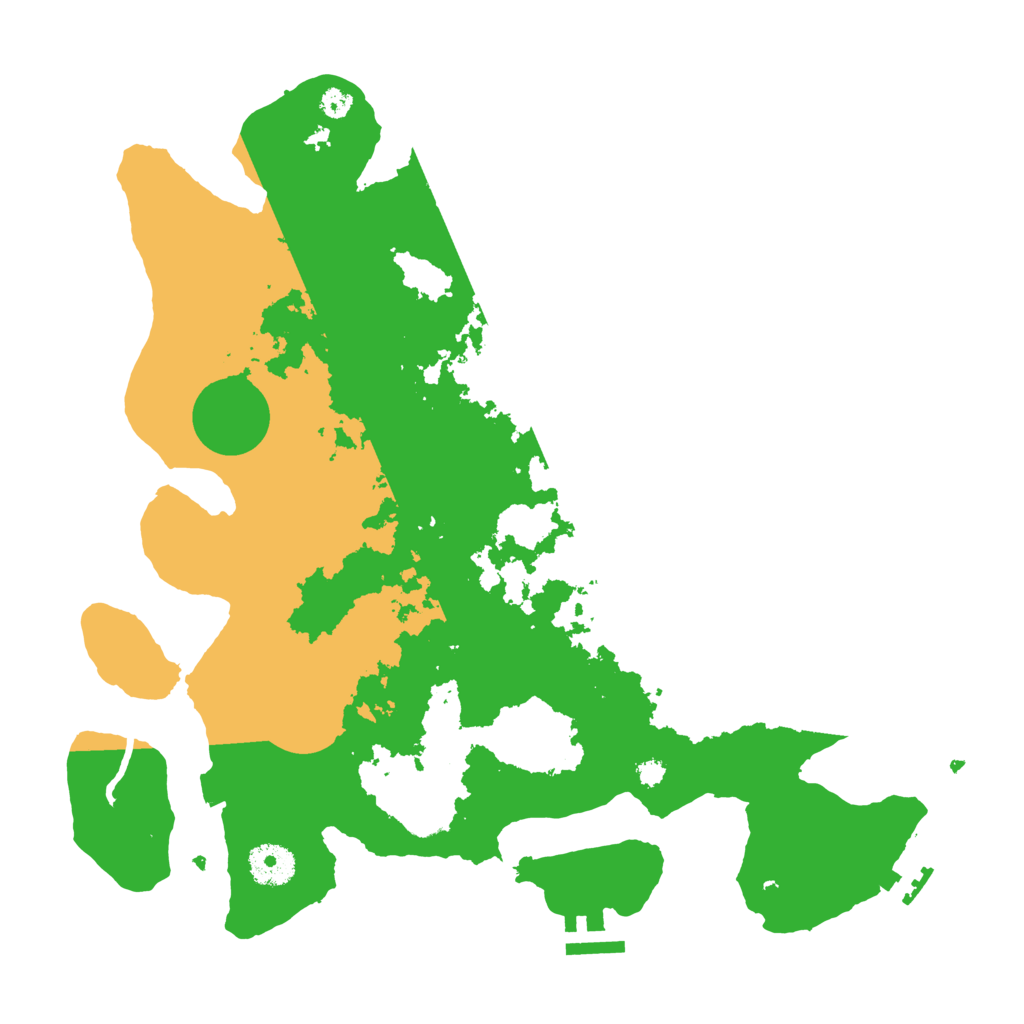 Biome Rust Map: Procedural Map, Size: 3500, Seed: 62742598