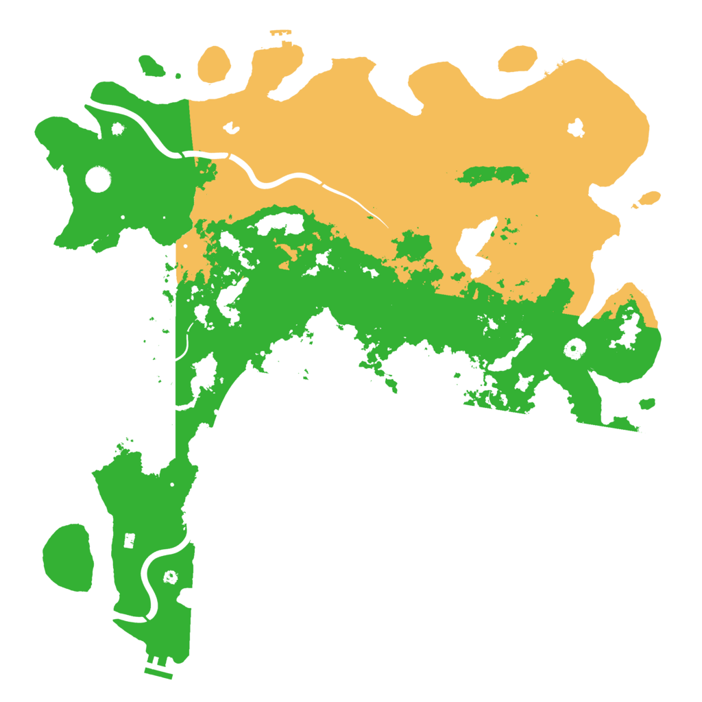 Biome Rust Map: Procedural Map, Size: 5000, Seed: 10199364
