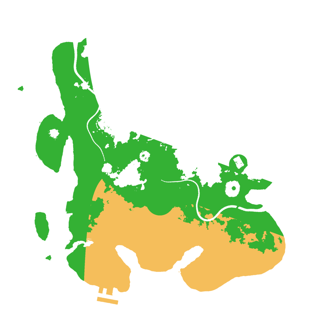 Biome Rust Map: Procedural Map, Size: 3000, Seed: 688580859